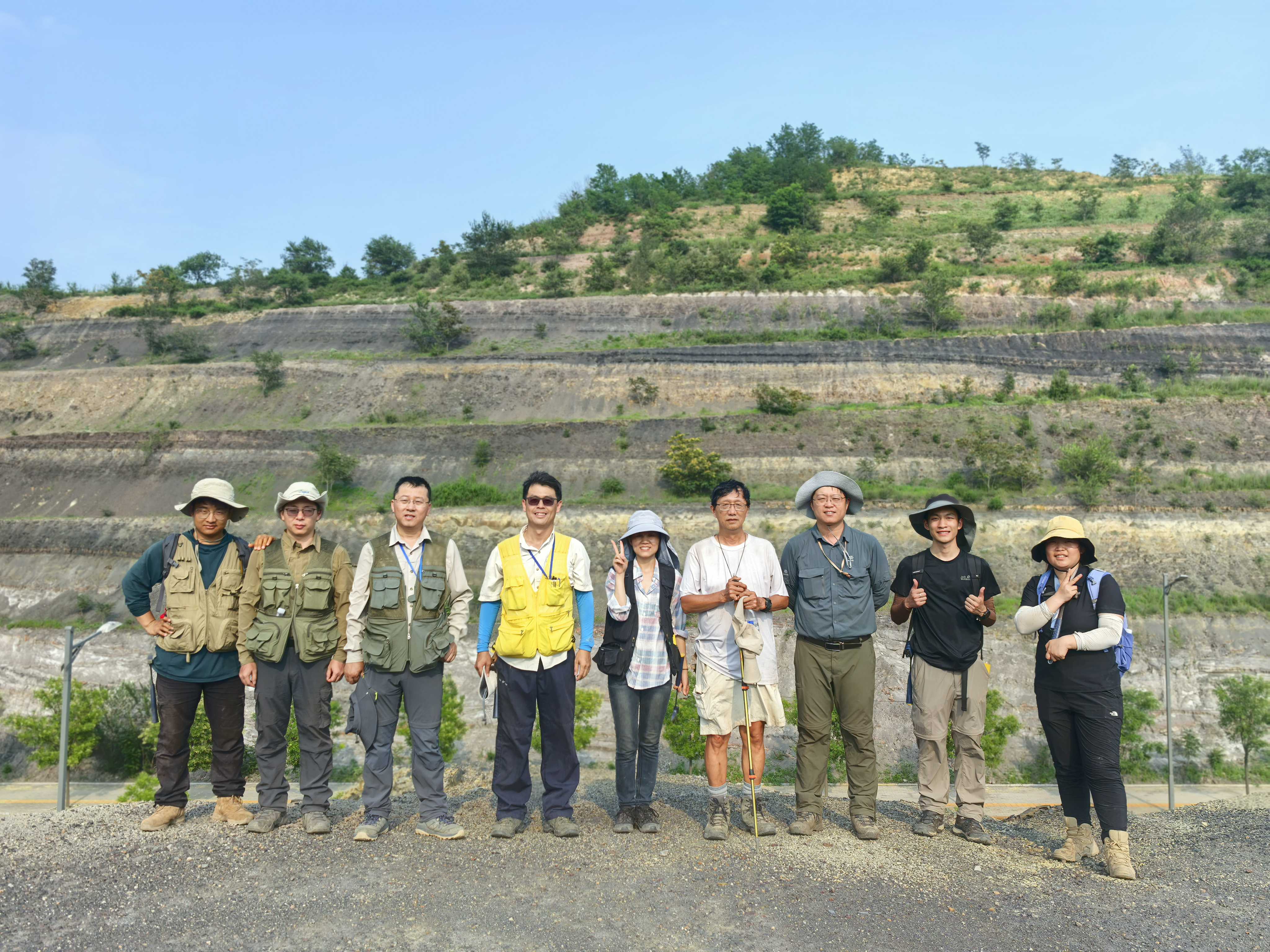 中科院南京地质古生物研究所在阳泉市开展石炭系沉积学研究