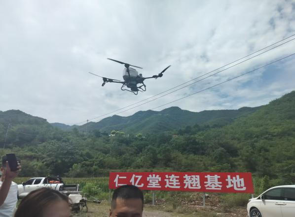 阳泉市平定县无人机播撒林下经济发展新“希望”